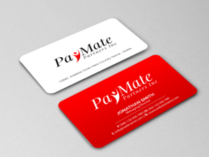 Visitenkarten-Design von Creations Box 2015 für PayMate Partners Inc | Design: #22179845