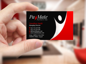 Visitenkarten-Design von Creations Box 2015 für PayMate Partners Inc | Design: #22179939