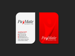 Visitenkarten-Design von Creations Box 2015 für PayMate Partners Inc | Design: #22180244