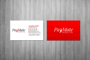 Business Card Design by Creations Box 2015 for PayMate Partners Inc | Design: #22180258