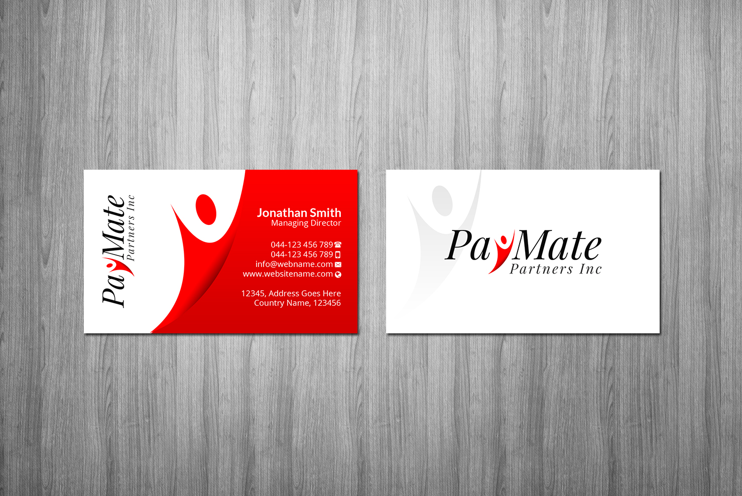Business Card Design by Creations Box 2015 for PayMate Partners Inc | Design #22181010