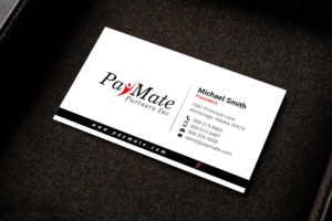Business Card Design by chandrayaan.creative for PayMate Partners Inc | Design: #22177898