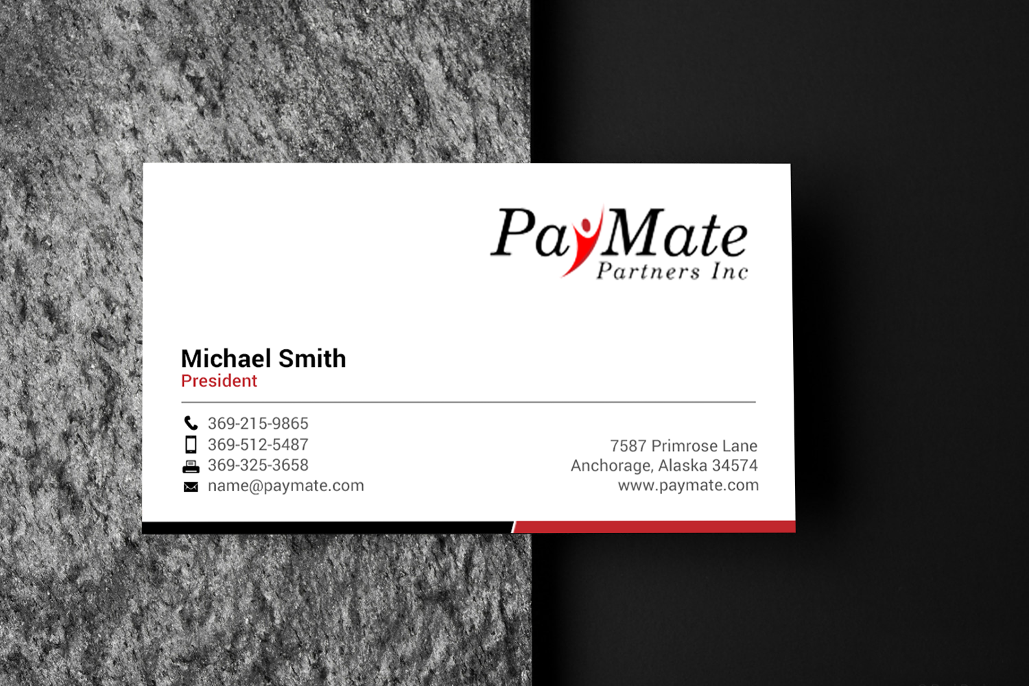 Business Card Design by chandrayaan.creative for PayMate Partners Inc | Design #22177900