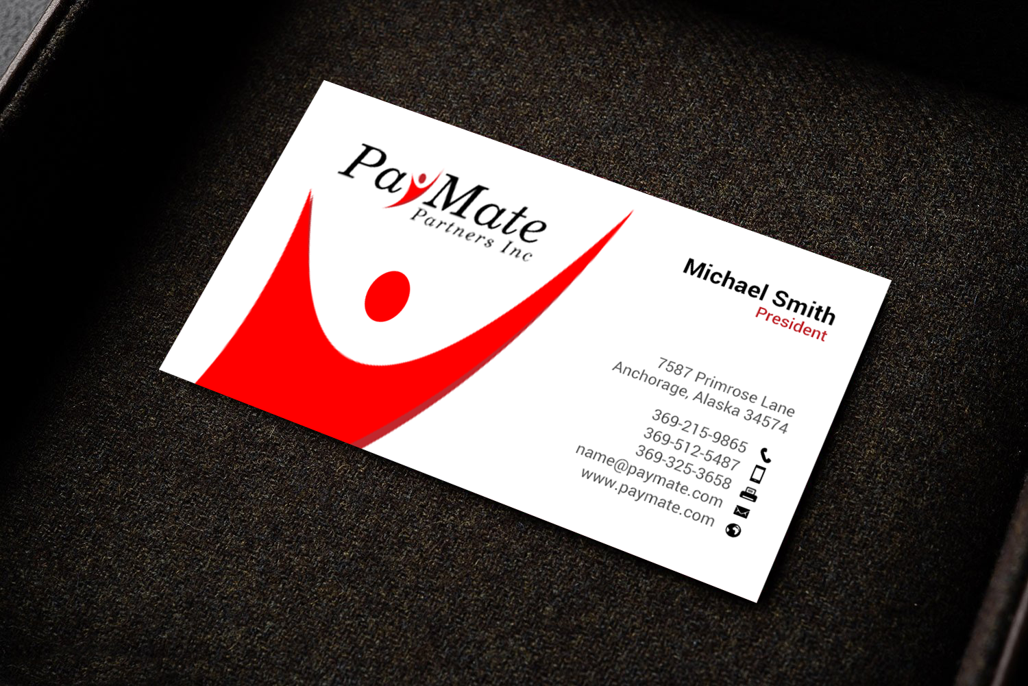 Business Card Design by chandrayaan.creative for PayMate Partners Inc | Design #22178748