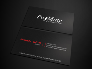 Business Card Design by Tripti Ranjan Gain for PayMate Partners Inc | Design: #22183231