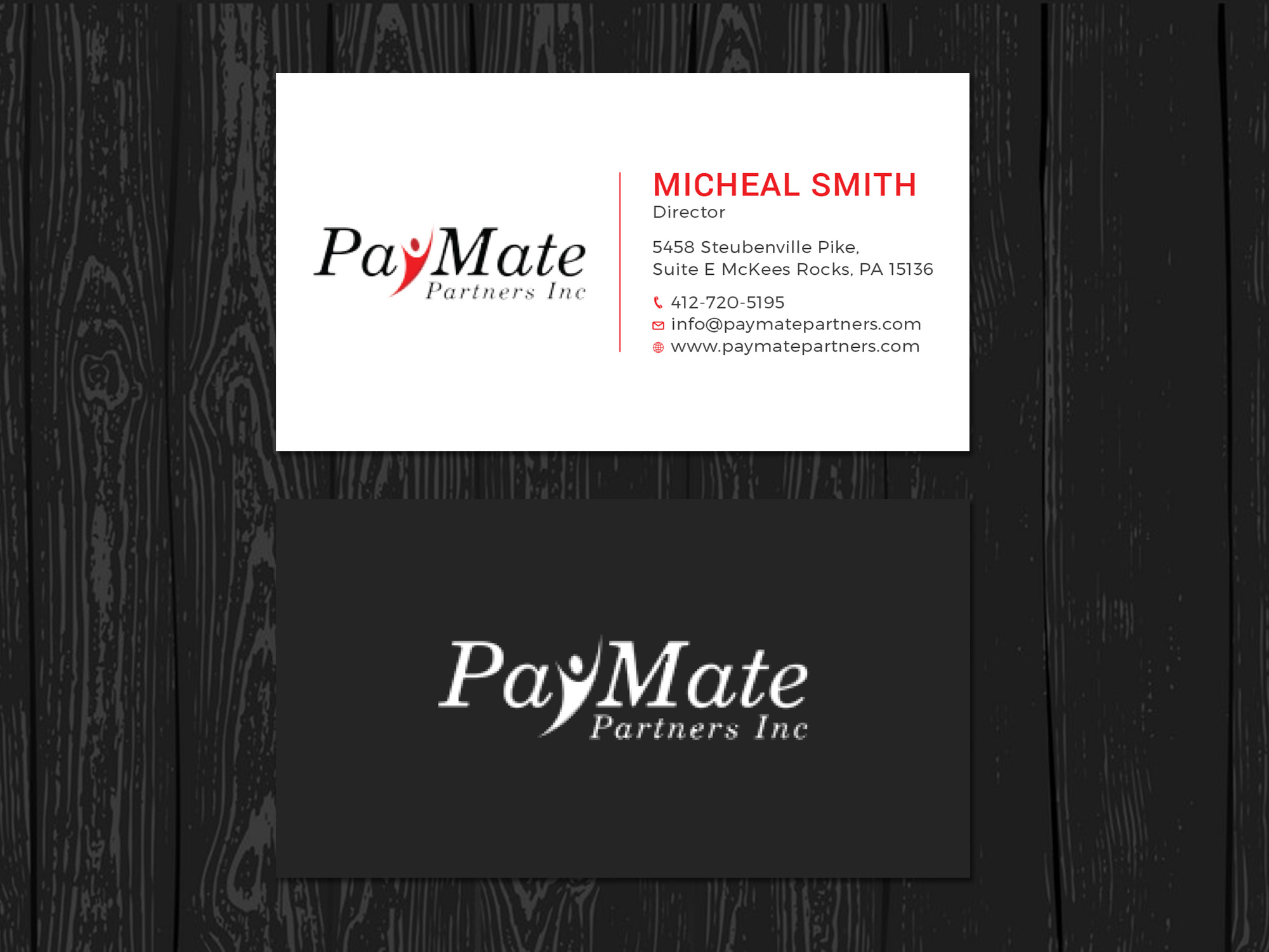 Business Card Design by Tripti Ranjan Gain for PayMate Partners Inc | Design #22183232