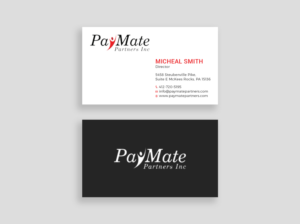 Business Card Design by Tripti Ranjan Gain for PayMate Partners Inc | Design: #22183245