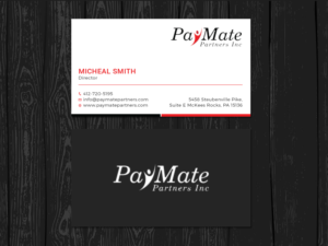 Business Card Design by Tripti Ranjan Gain for PayMate Partners Inc | Design: #22183247