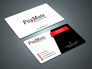 Business Card Design by zahidrabby.bigc for PayMate Partners Inc | Design: #22172569