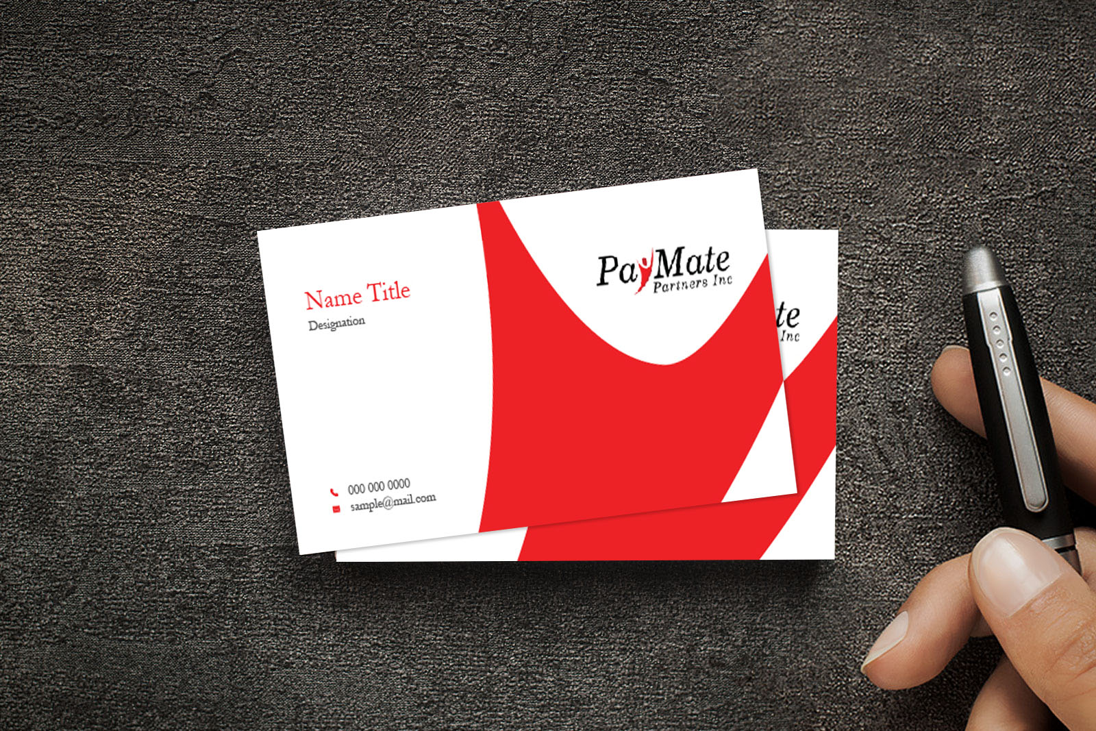 Business Card Design by D Creativez for PayMate Partners Inc | Design #22189540