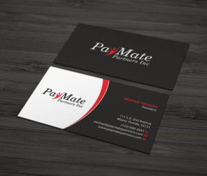 Business Card Design by MDesign for PayMate Partners Inc | Design: #22174392