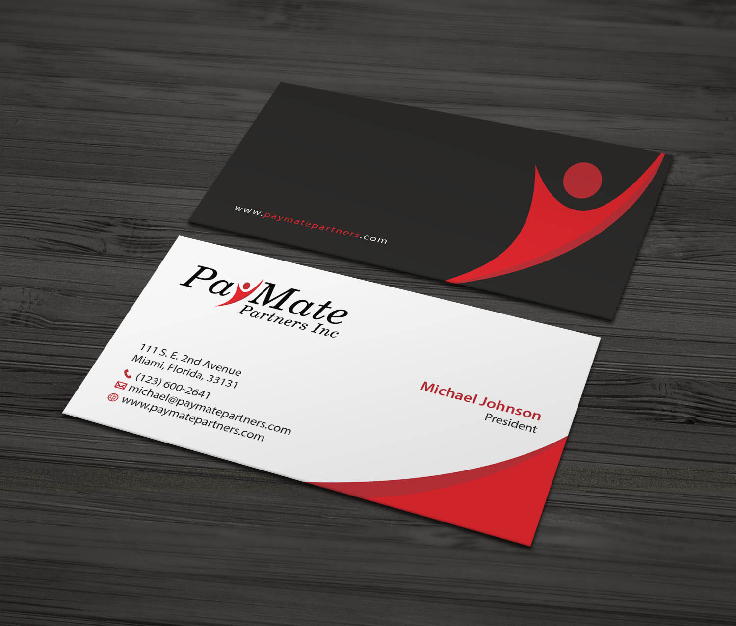 Business Card Design by MDesign for PayMate Partners Inc | Design #22174395