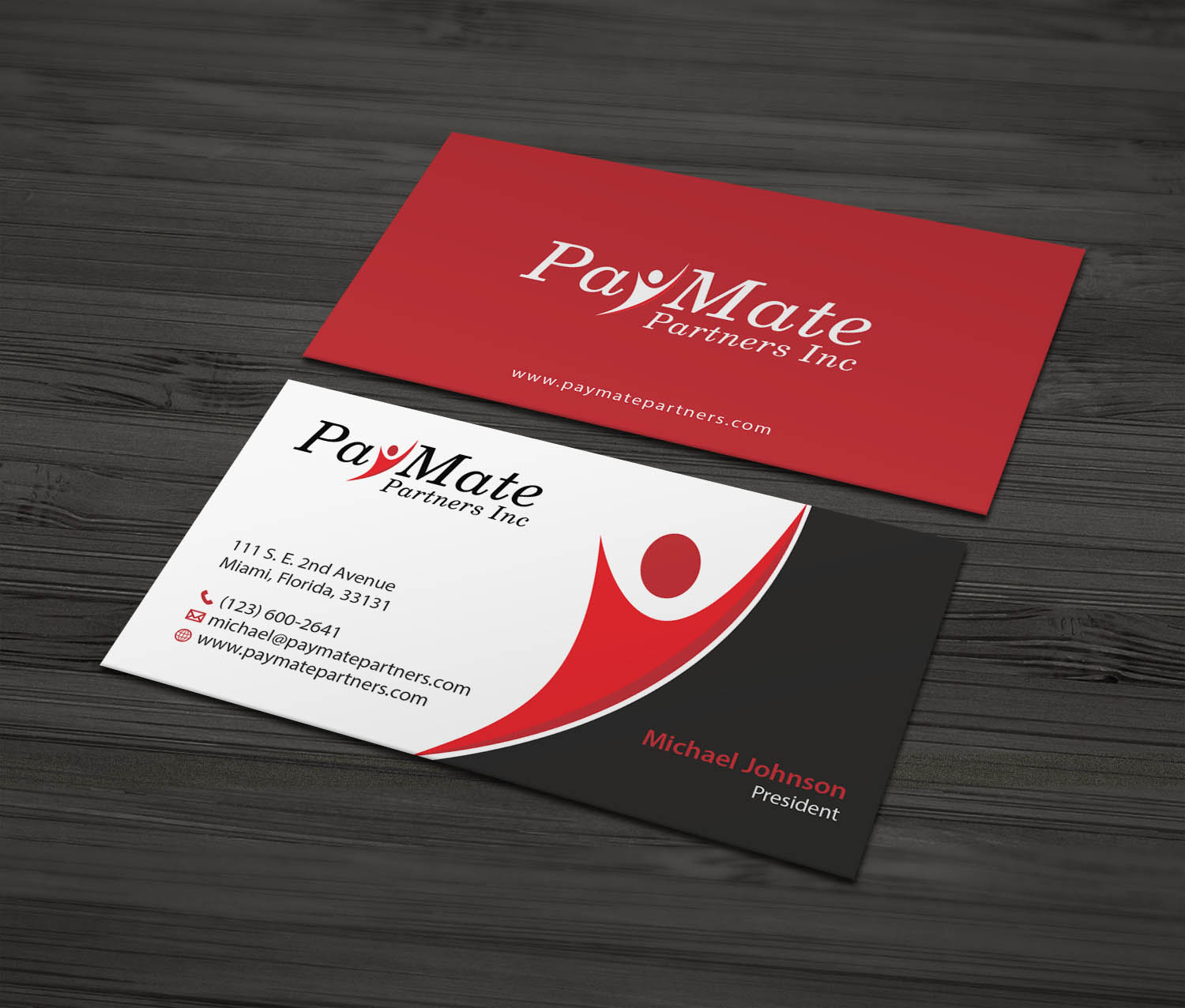 Business Card Design by MDesign for PayMate Partners Inc | Design #22174401