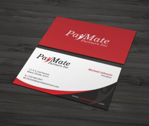 Business Card Design by MDesign for PayMate Partners Inc | Design: #22174402