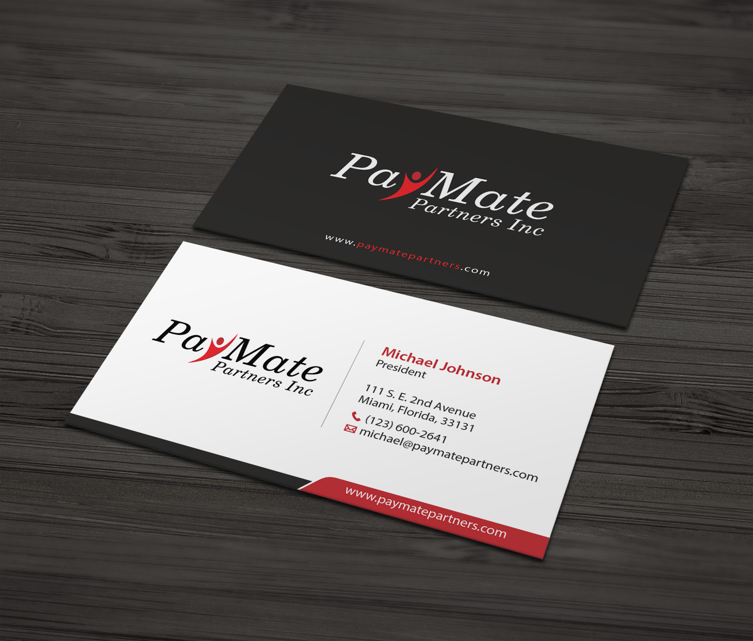 Visitenkarten-Design von MDesign für PayMate Partners Inc | Design #22194284