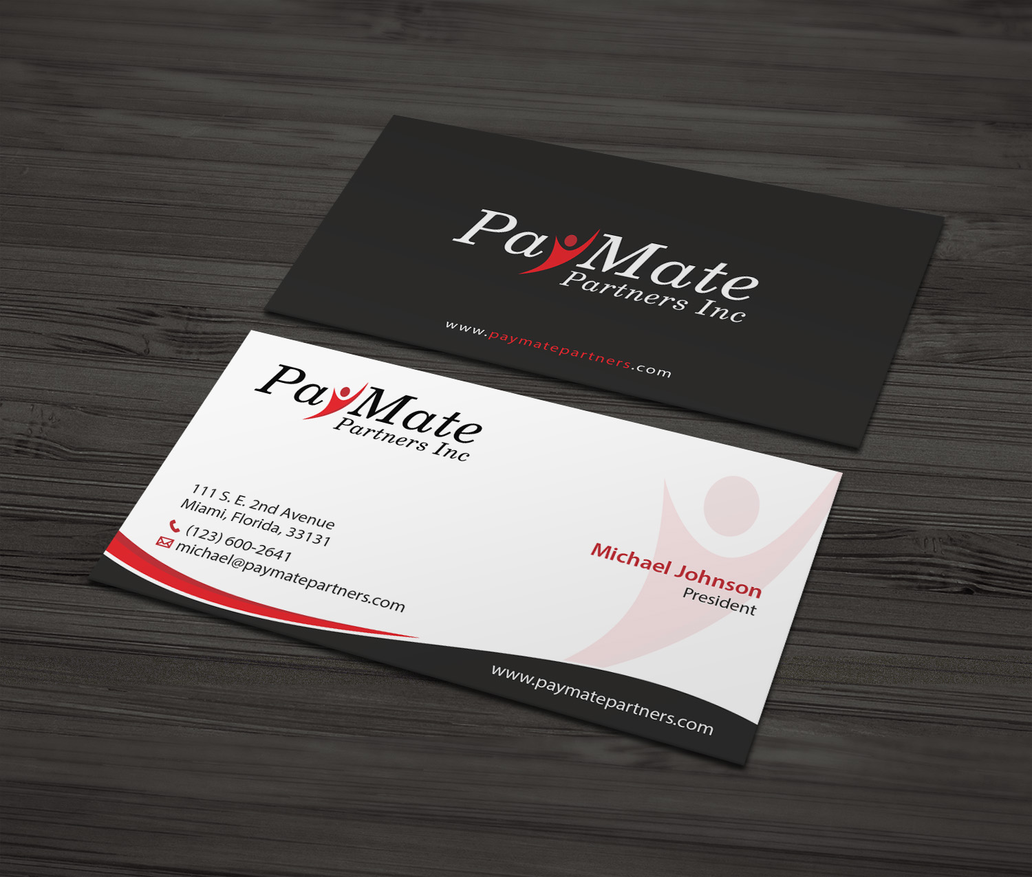 Business Card Design by MDesign for PayMate Partners Inc | Design #22194285