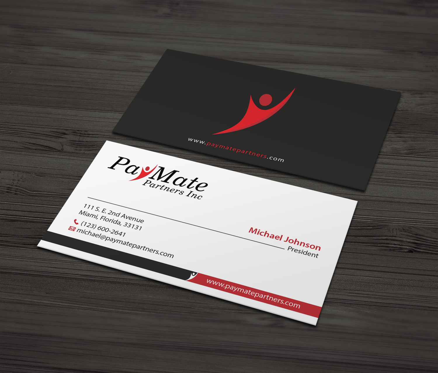 Business Card Design by MDesign for PayMate Partners Inc | Design #22194289