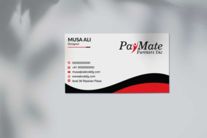 Business Card Design by Musa. A for PayMate Partners Inc | Design: #22179889