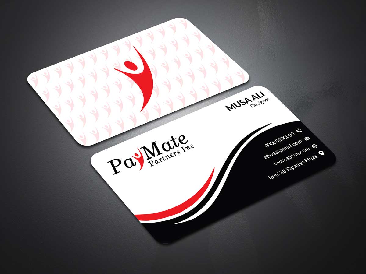 Business Card Design by Musa. A for PayMate Partners Inc | Design #22193353