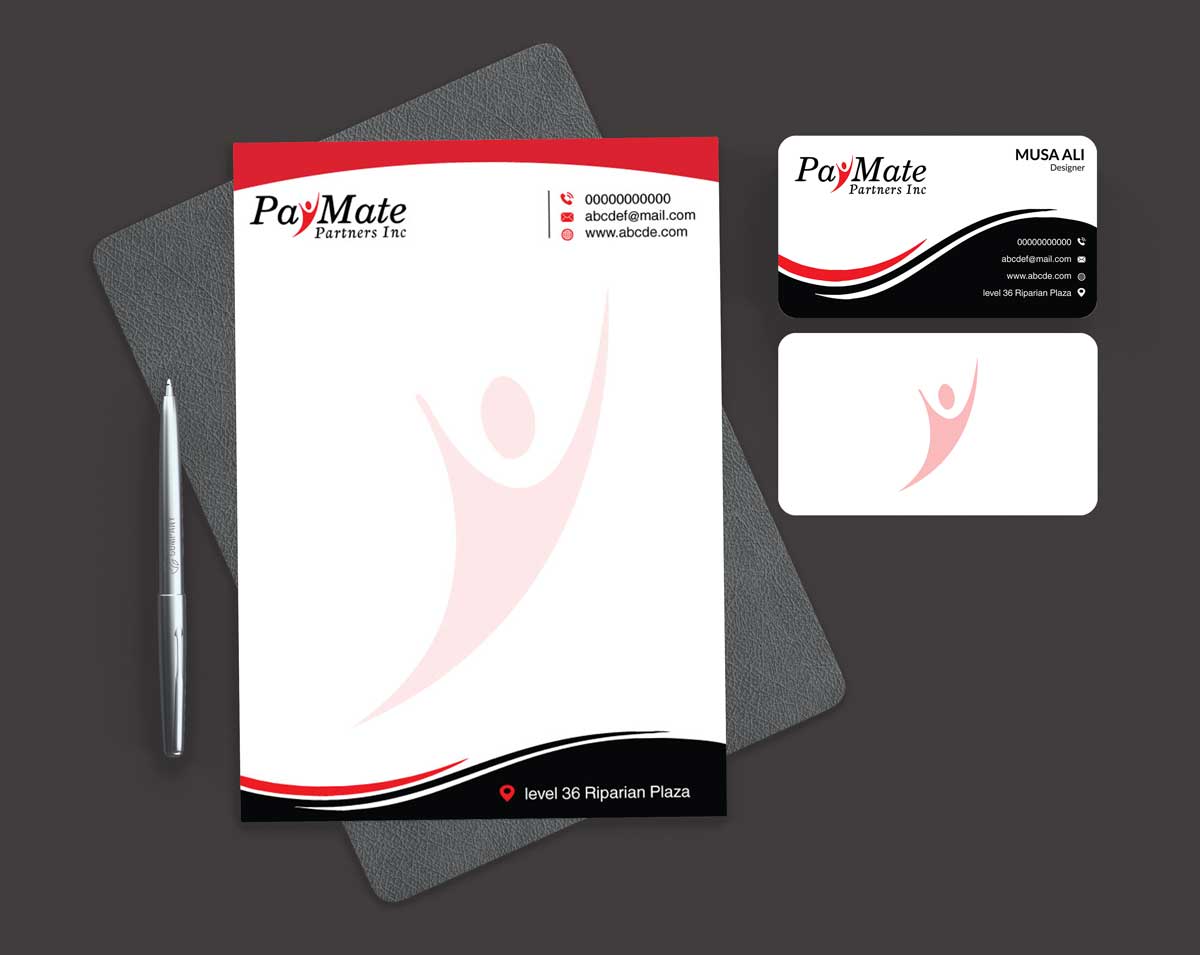 Business Card Design by Musa. A for PayMate Partners Inc | Design #22195476
