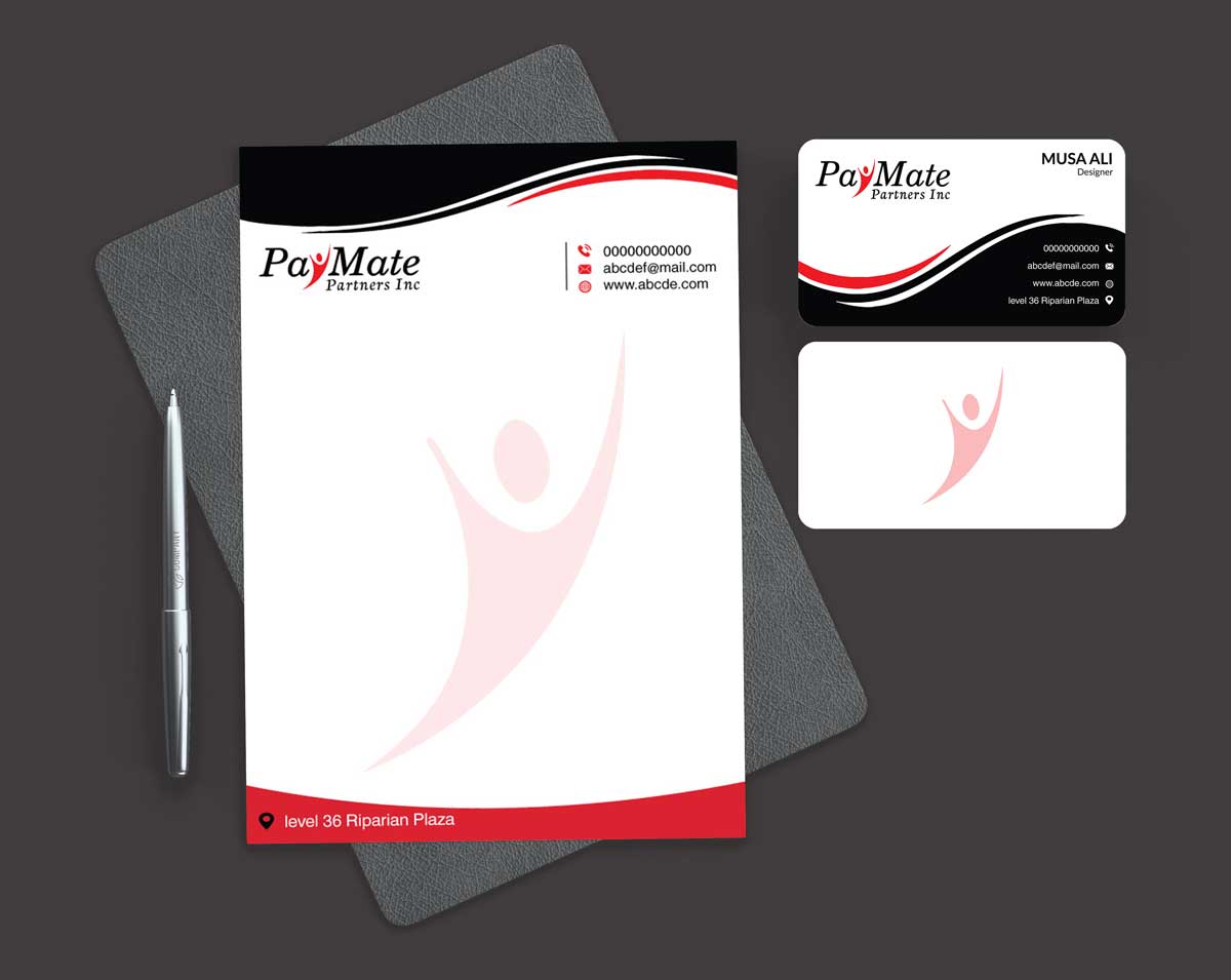 Business Card Design by Musa. A for PayMate Partners Inc | Design #22195479
