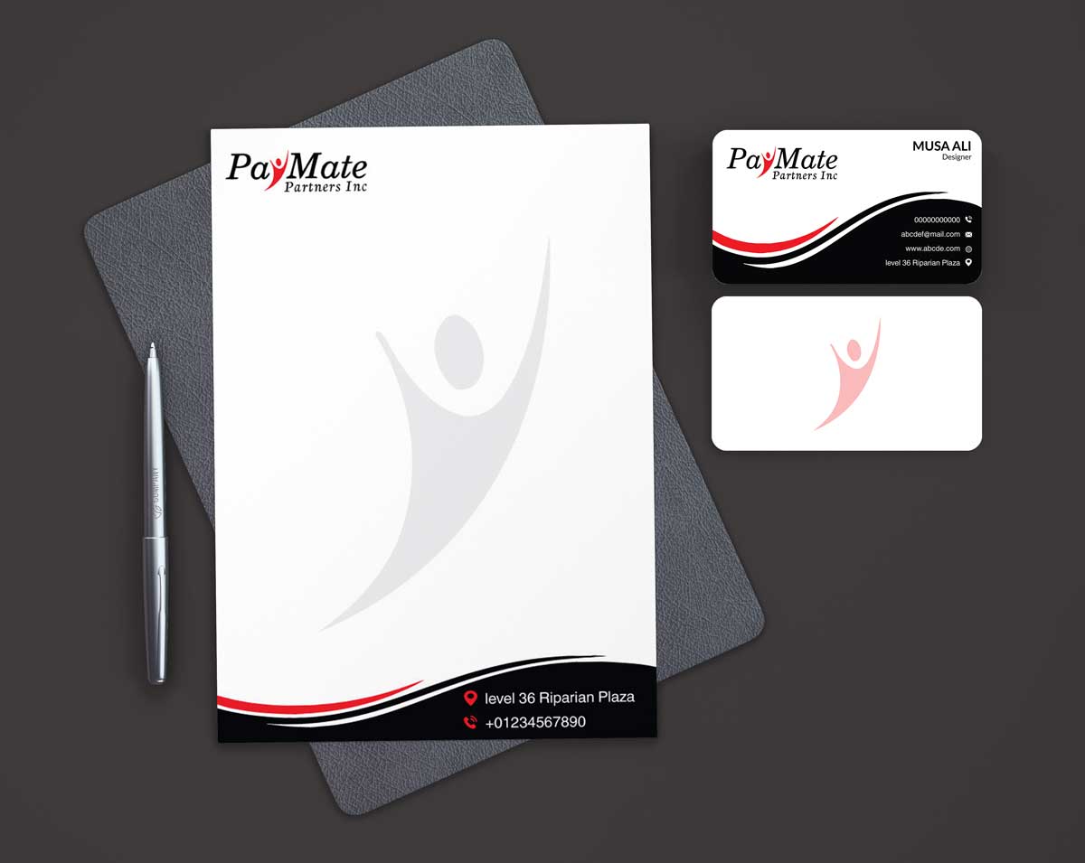 Business Card Design by Musa. A for PayMate Partners Inc | Design #22199349