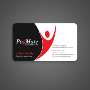 Business Card Design by Uttom 2 for PayMate Partners Inc | Design: #22183287