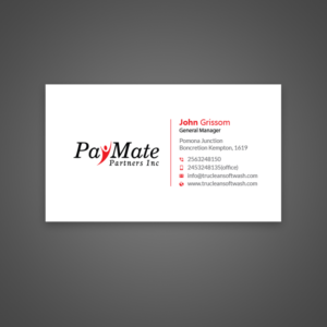 Business Card Design by Uttom 2 for PayMate Partners Inc | Design: #22183295
