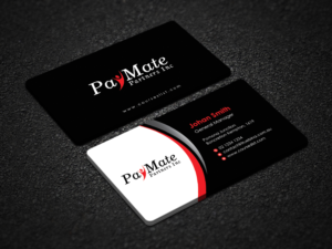Business Card Design by Uttom 2 for PayMate Partners Inc | Design: #22200012