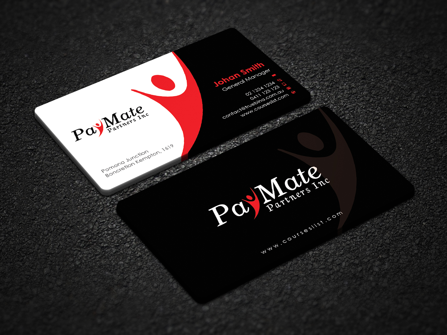 Business Card Design by Uttom 2 for PayMate Partners Inc | Design #22200305