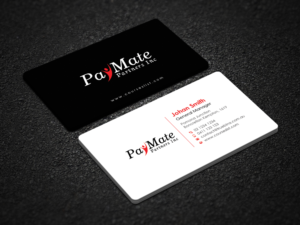 PayMate Partners Business Card Design | Business Card Design by Uttom 2