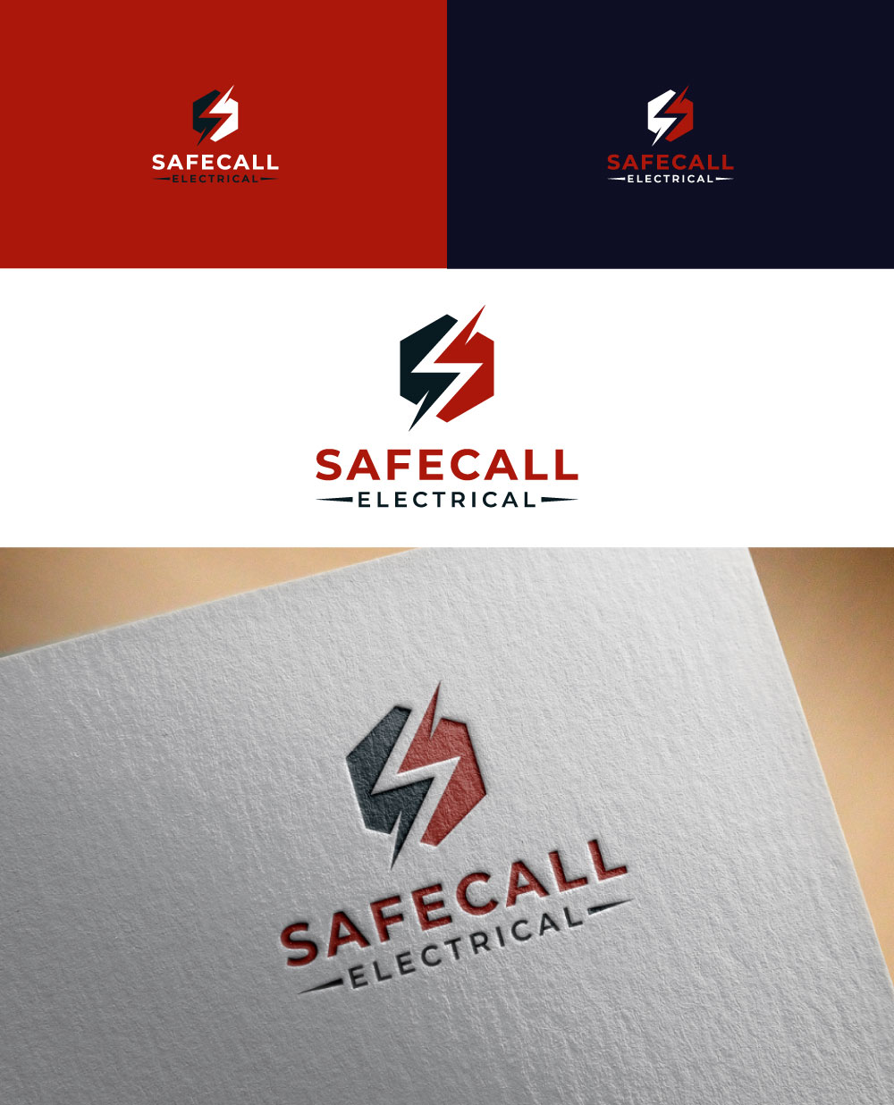 Logo Design by Ash_king for safecall electrical services | Design #22174443