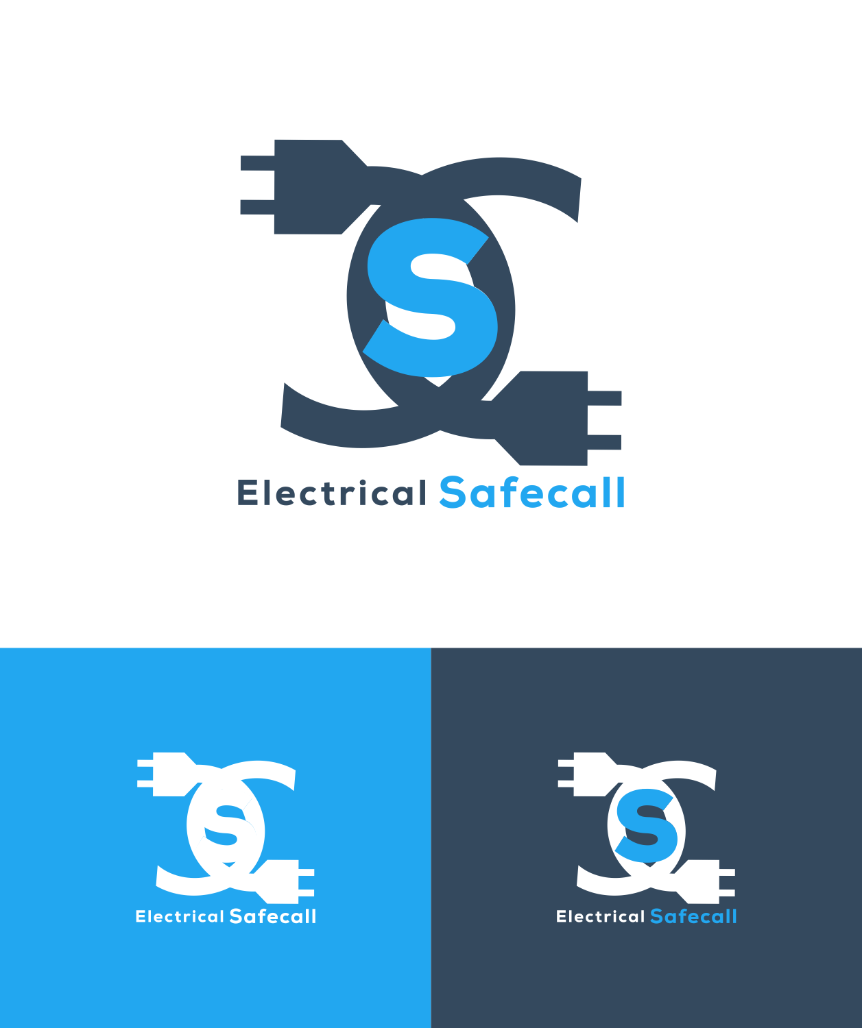Logo Design by rizalsaifullah 3 for safecall electrical services | Design #22179803