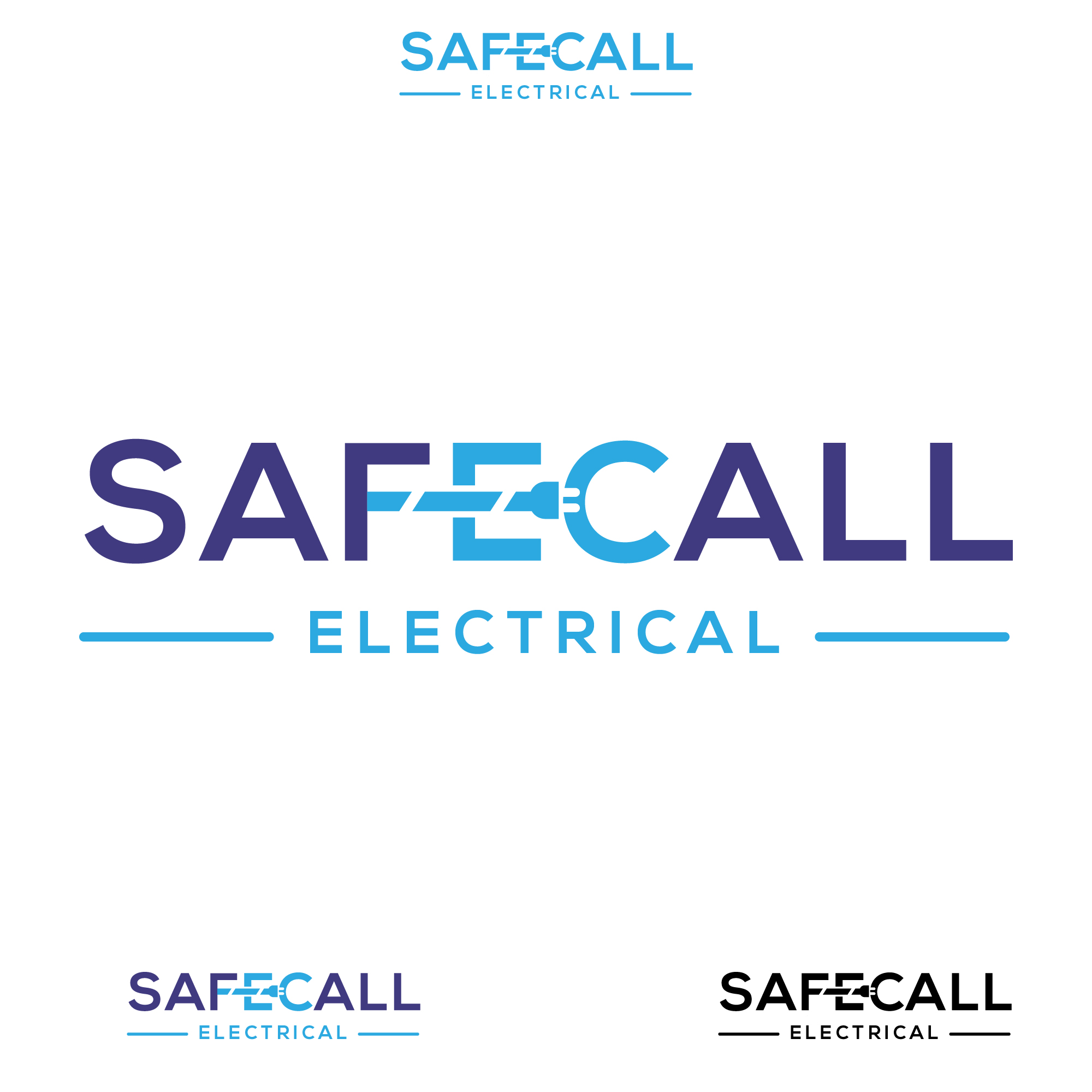 Logo Design by Paul creations for safecall electrical services | Design #22195332