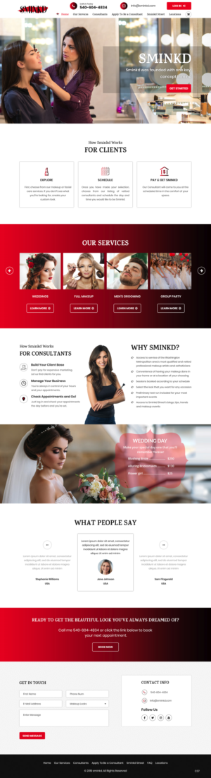 Web Design by pb for Amy Boyack | Design: #22179944