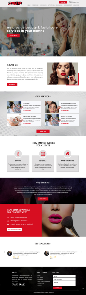 Web Design by pb for Amy Boyack | Design: #22179945