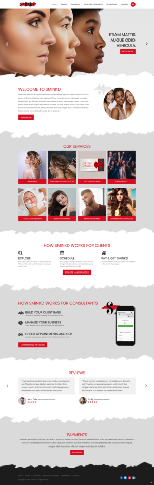 Web Design by pb for Amy Boyack | Design: #22179947