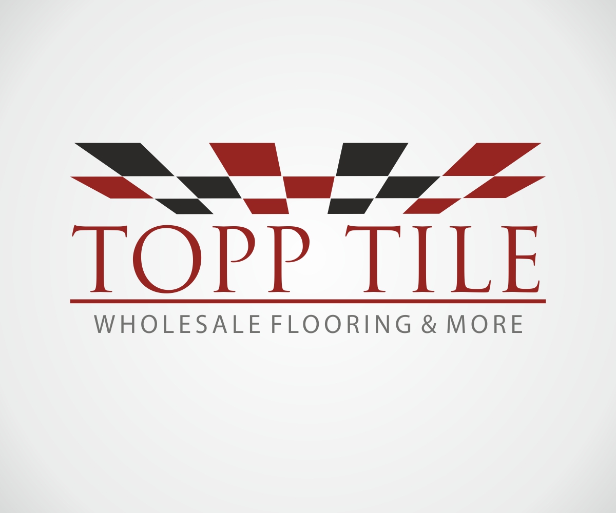 Flooring Logo Design For Topp Tile On Line One Wholesale