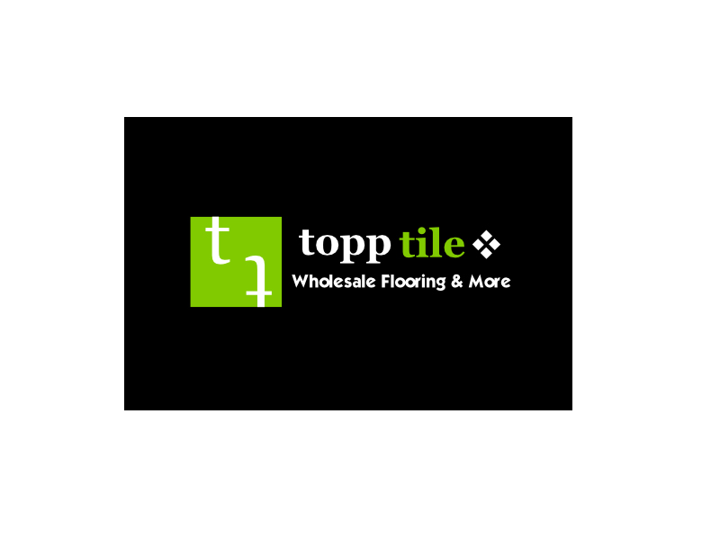 Flooring Logo Design For Topp Tile On Line One Wholesale