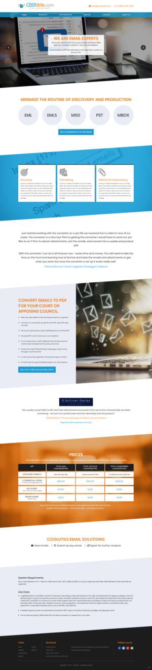 Web Design by pb for this project | Design: #22179979