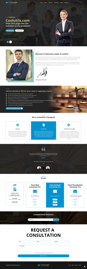 Web Design by Kreative_Finger for this project | Design #22180991