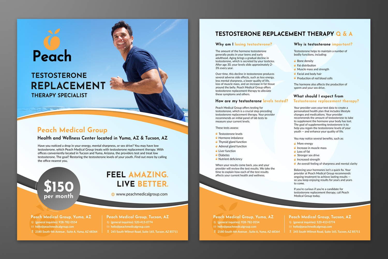 Flyer Design by OwnDesign for Peach Skin & Laser | Design #22180770