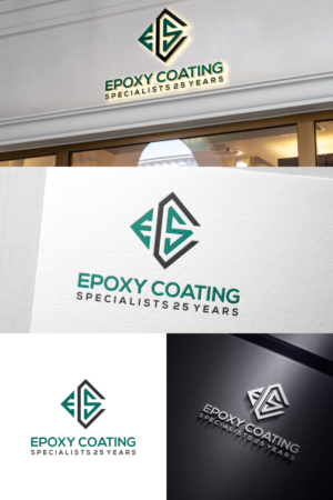 ECS 25 years or Epoxy Coating Specialists 25 years | Logo Design by laba tiada henti
