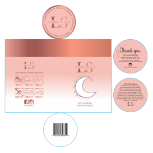 Verpackungs-Design von Polina_pro für Loving Silk Co | Design: #22281296