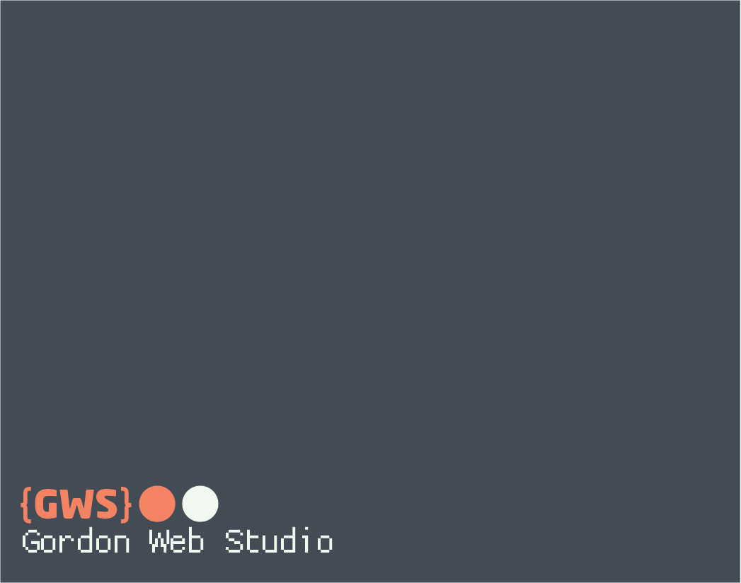 Logo Design by @gus for Gordon Web Studio | Design #22173429