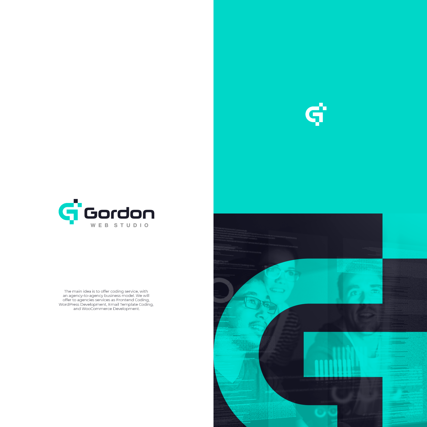 Logo Design by Felipe Moura for Gordon Web Studio | Design #22186953