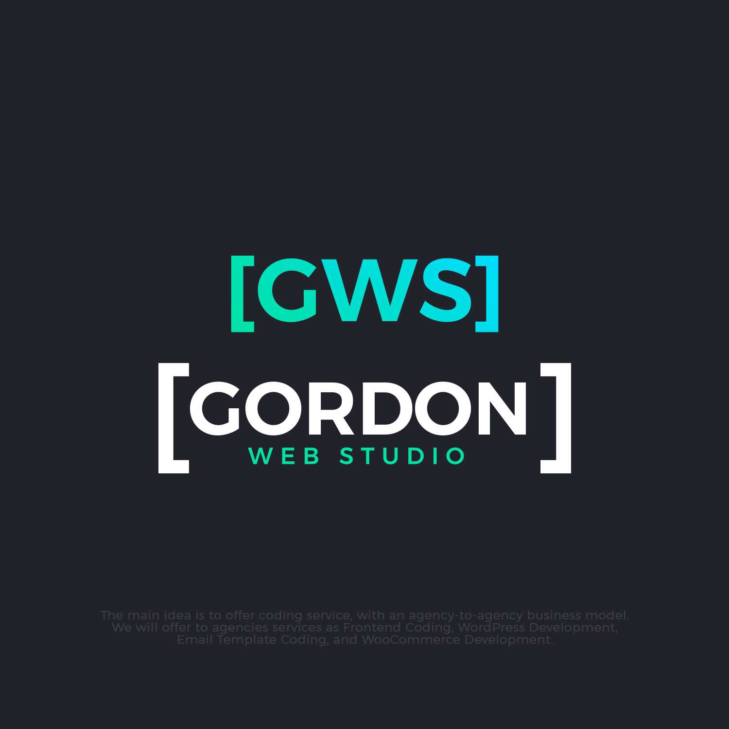 Logo Design by Tiago Pereira for Gordon Web Studio | Design #22180308