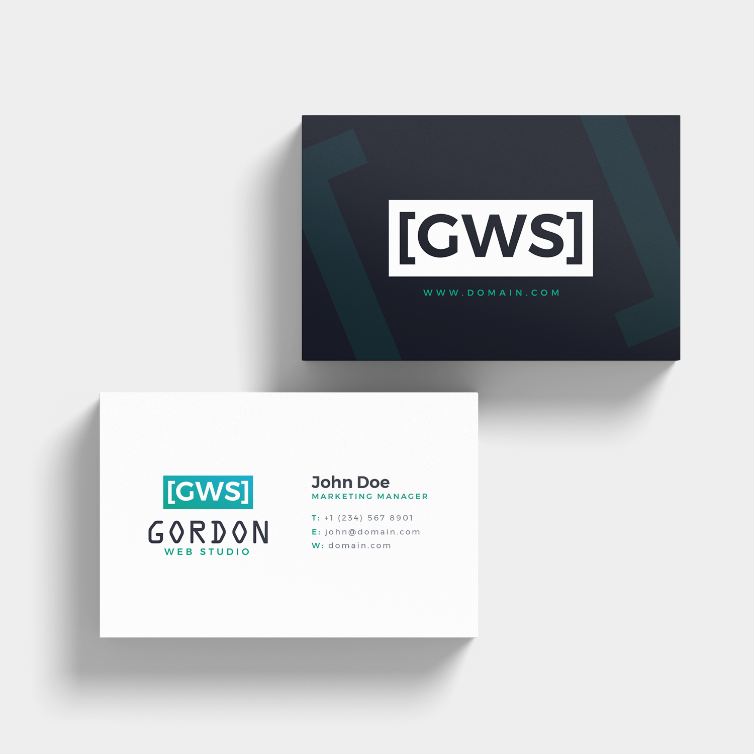 Logo Design by Tiago Pereira for Gordon Web Studio | Design #22180388