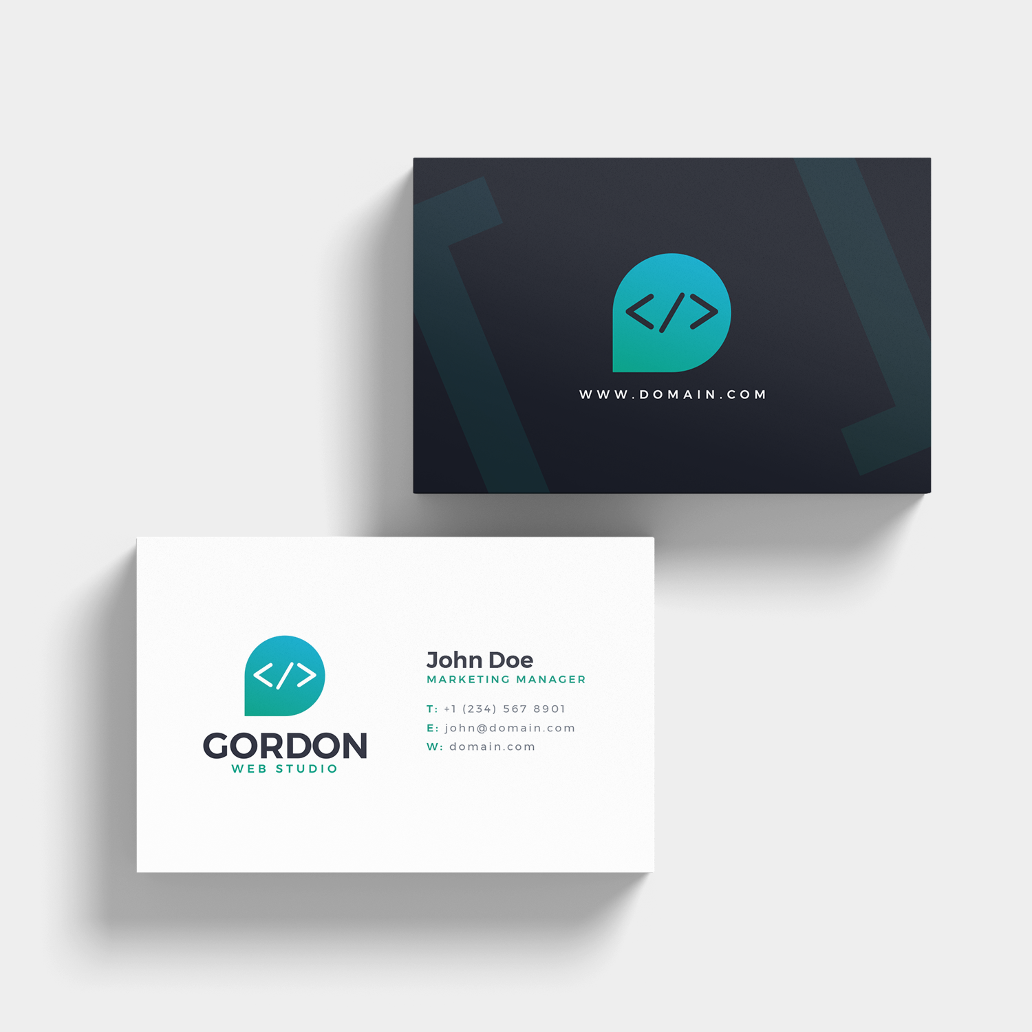 Logo Design by Tiago Pereira for Gordon Web Studio | Design #22180469