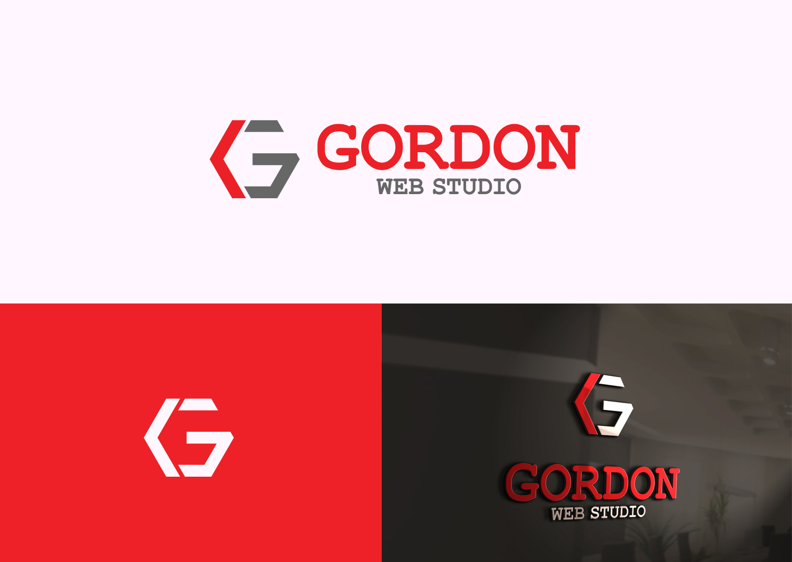 Logo Design by Sergio D for Gordon Web Studio | Design #22176959